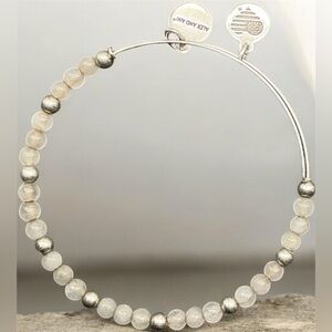 Alex and Ani light silver beaded Bracelet